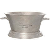 Large Antique Pewter Champagne Cooler - Lacona Home 