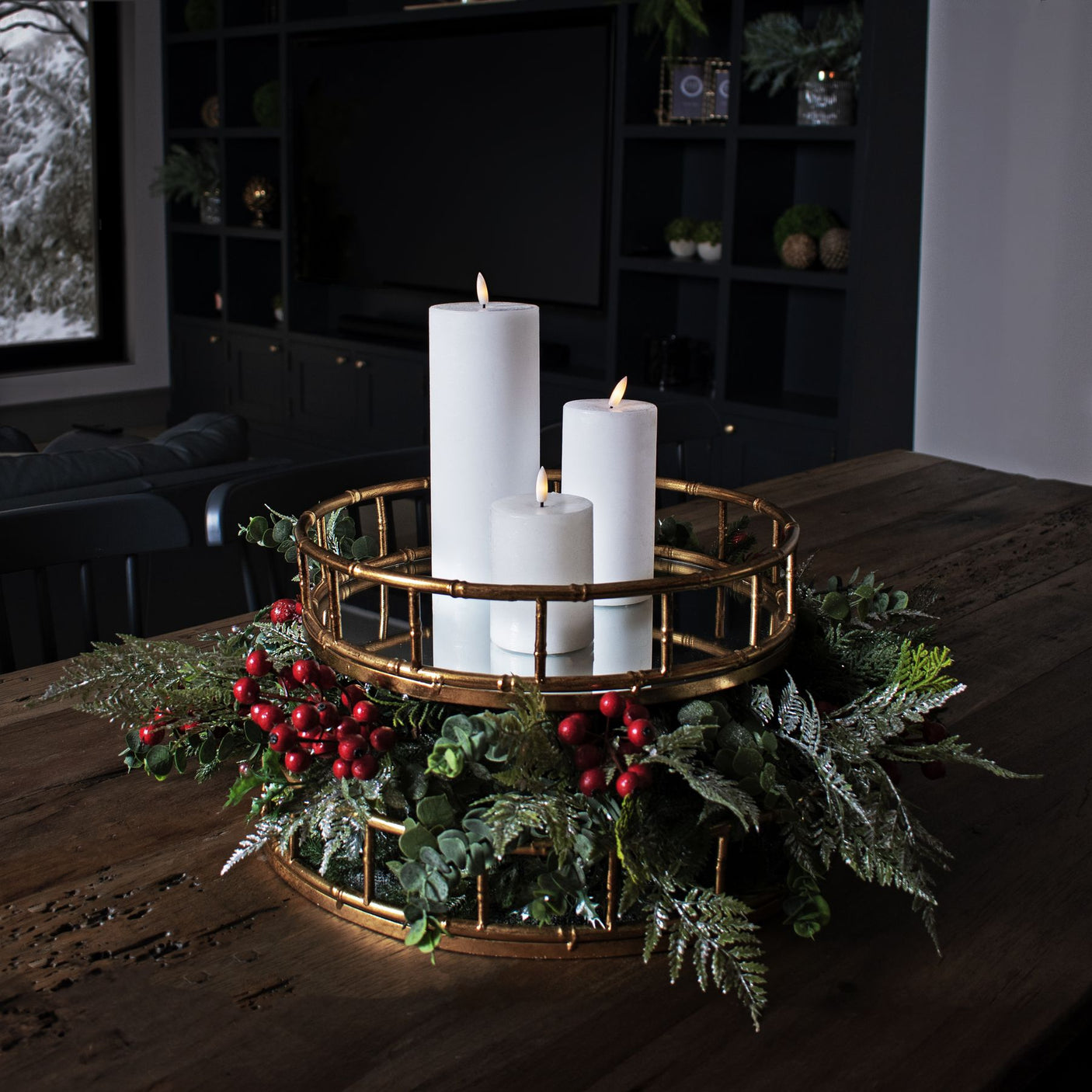 Frosted Eucalyptus And Fern Sprig - Lacona Home 