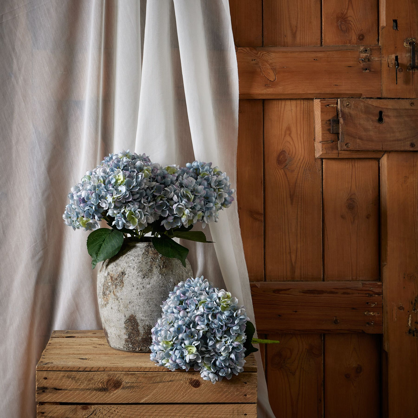 Blue Hydrangea Bunch - Lacona Home 