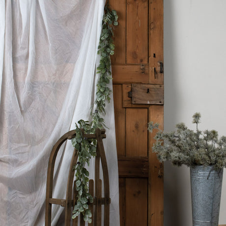 Frosted Pine And Eucalyptus Garland - Lacona Home 