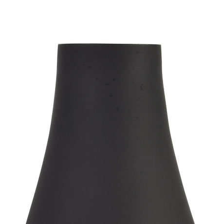 Black Tapered Glass Vase - Lacona Home 