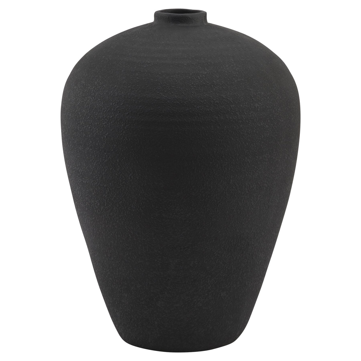 Matt Black Tall Astral Vase - Lacona Home 