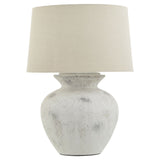 Downton Antique White Lamp - Lacona Home 