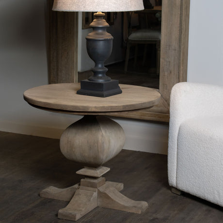 Copgrove Collection Pedestal Side Table - Lacona Home 