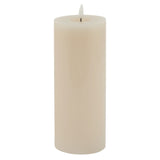 Luxe Collection Melt Effect 3.5x9 Taupe LED Wax Candle - Lacona Home 