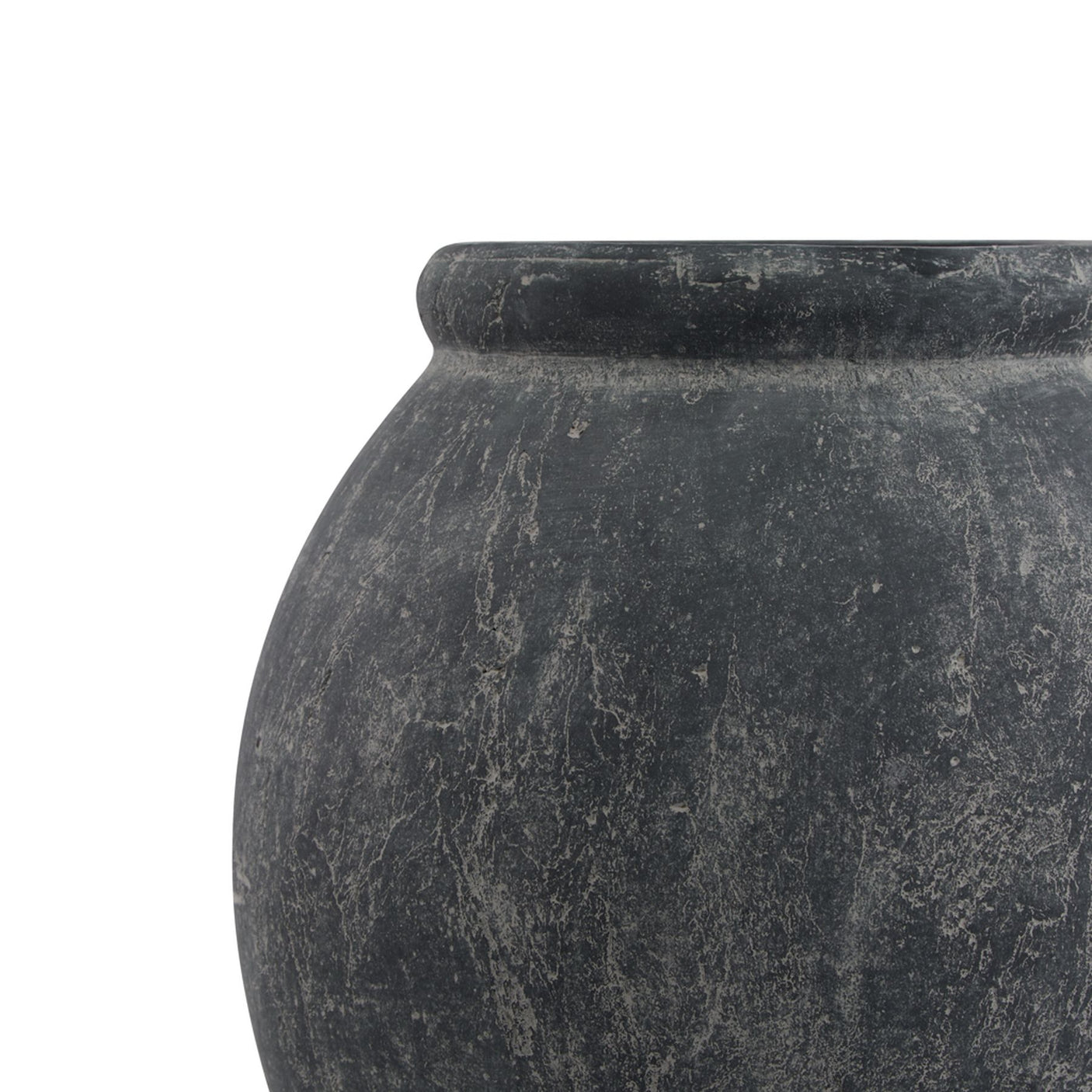 Amalfi Grey Jar Shaped Planter - Lacona Home 