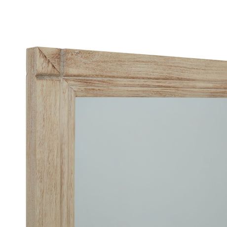 Washed Wood Large Window Mirror - Lacona Home 