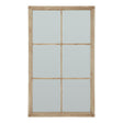 Washed Wood Large Window Mirror - Lacona Home 