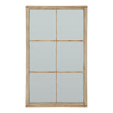 Washed Wood Large Window Mirror - Lacona Home 