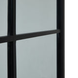 Black Wood XL Window Mirror - Lacona Home 