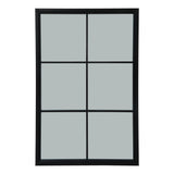 Black Wood XL Window Mirror - Lacona Home 