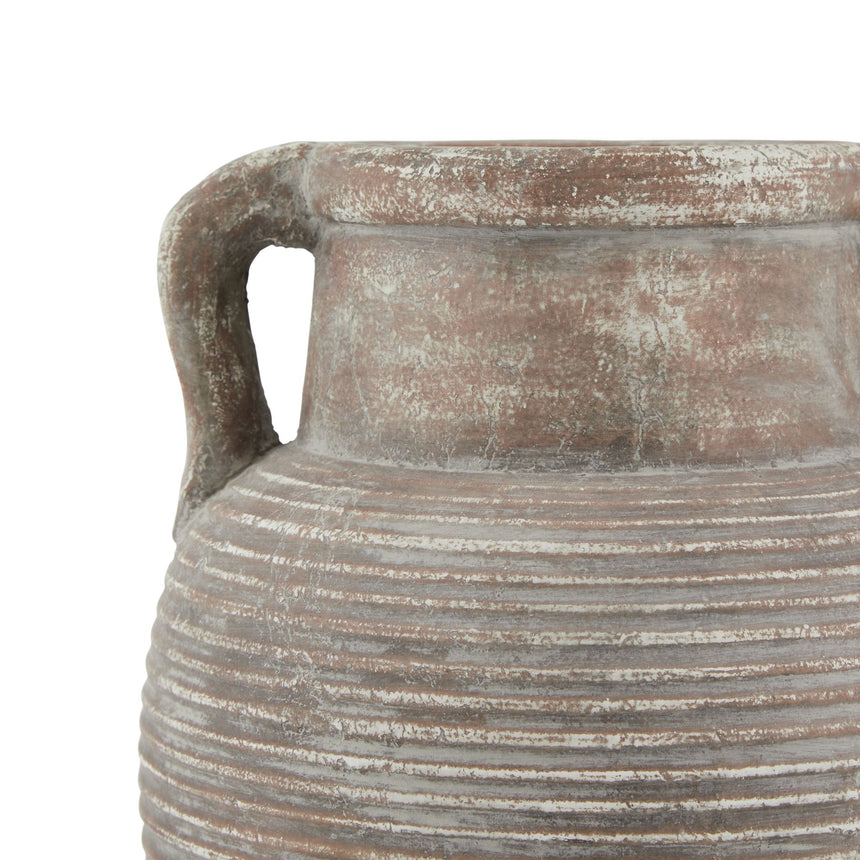 Siena Brown Amphora Pot - Lacona Home 