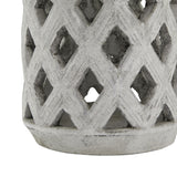 Athena Stone Large Lattice Lantern - Lacona Home 