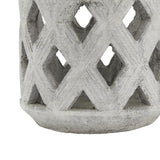 Athena Stone Lattice Lantern - Lacona Home 