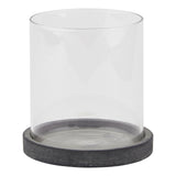 Amalfi Grey Hurricane Lantern - Lacona Home 