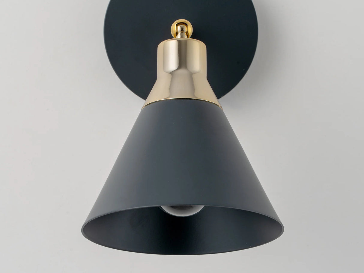 houseof. Cone Wall Light in Charcoal