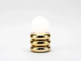 houseof. Tube 'Glow Worm' Rechargeable Table Lamp in Brass