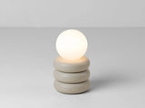 houseof. Tube 'Glow Worm' Rechargeable Table Lamp in Sand