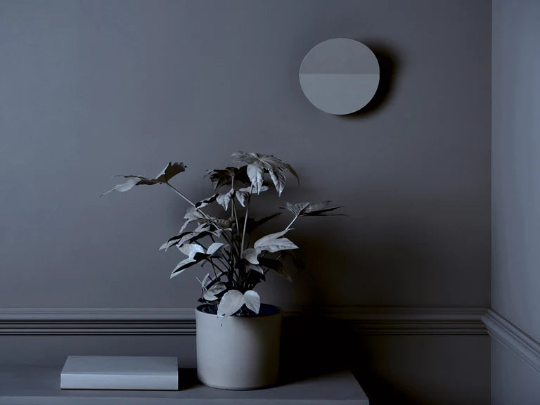 houseof. Round Diffused Wall Light in Charcoal