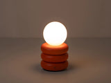 houseof. Tube 'Glow Worm' Rechargeable Table Lamp in Orange