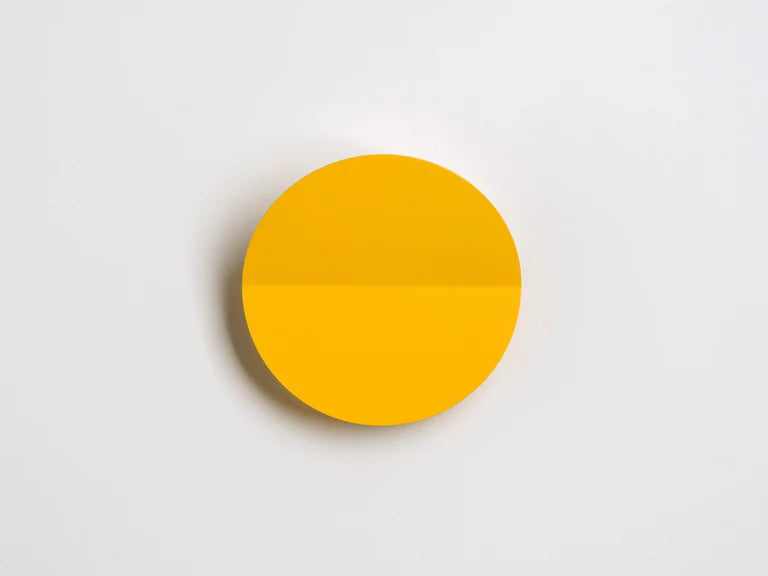 houseof. Round Diffused Wall Light in Yellow