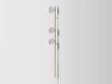 houseof. Bar Opal Ball Wall Light in Brass