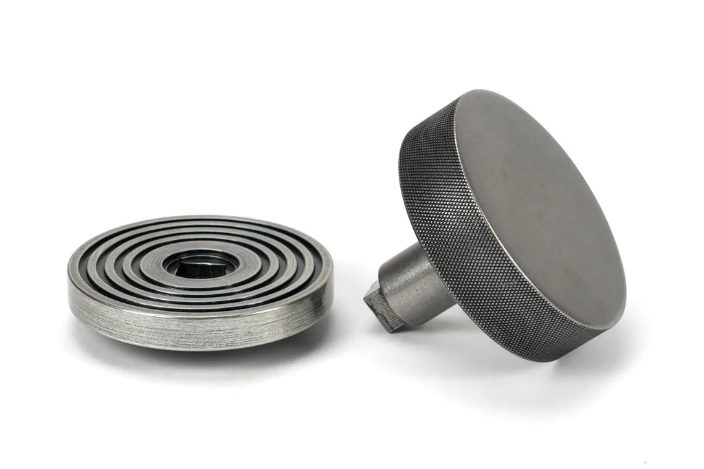 Pewter Brompton Centre Door Knob (Beehive)