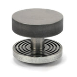 Pewter Brompton Centre Door Knob (Beehive)