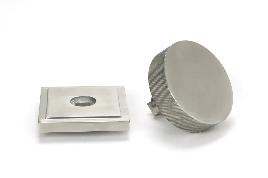 Satin Marine SS (316) Brompton Centre Door Knob (Square)