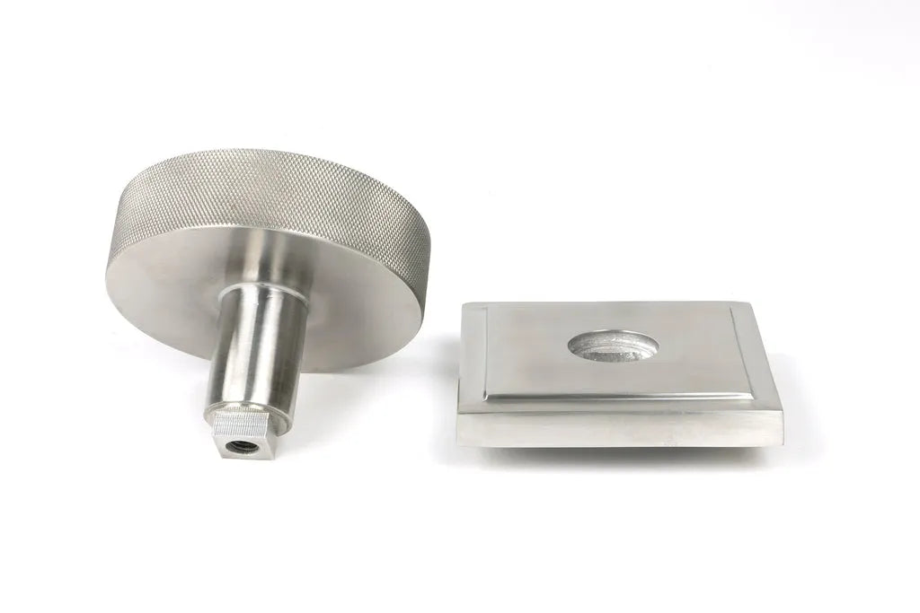 Satin Marine SS (316) Brompton Centre Door Knob (Square)