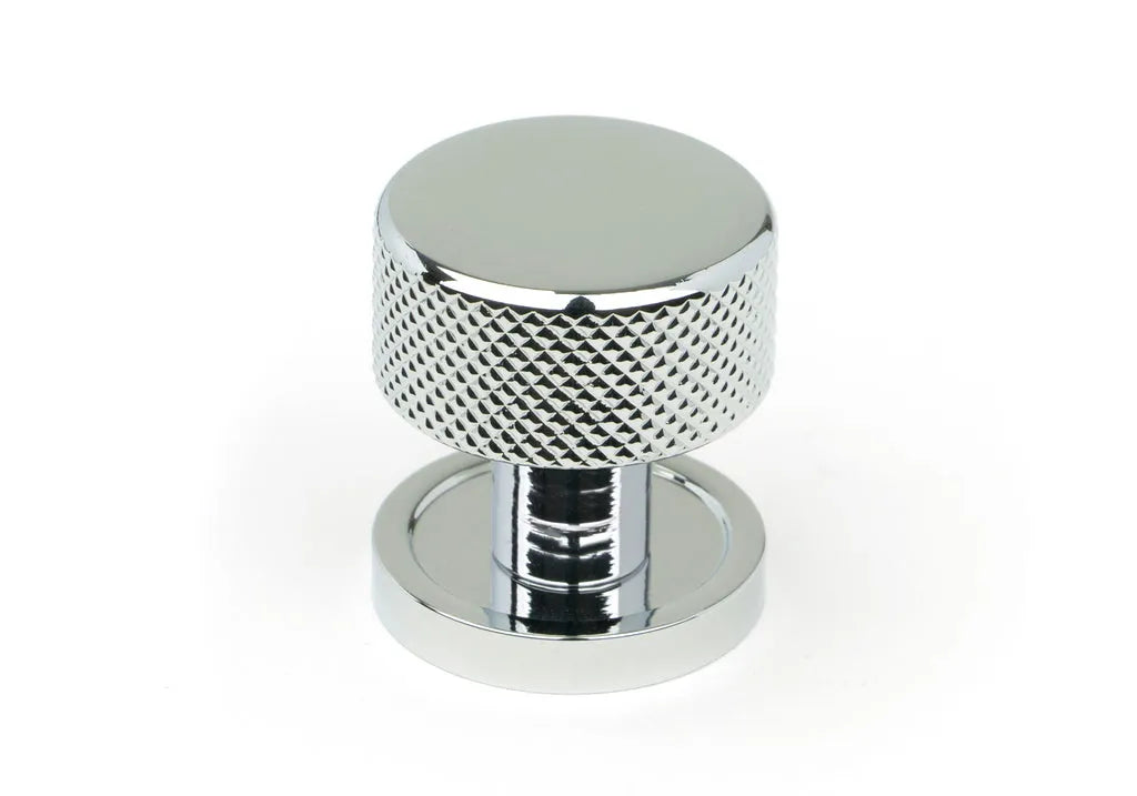 Polished Chrome Brompton Cabinet Knob - 25mm (Plain)