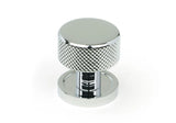 Polished Chrome Brompton Cabinet Knob - 25mm (Plain)