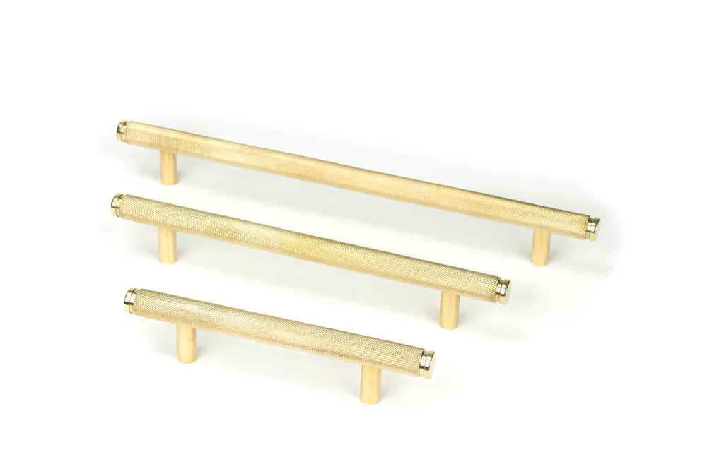 Polished Brass Full Brompton Pull Handle - Medium