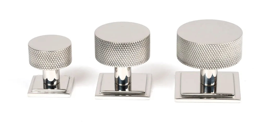 Polished SS (304) Brompton Cabinet Knob - 32mm (Square)