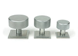 Satin Chrome Brompton Cabinet Knob - 38mm (Square)