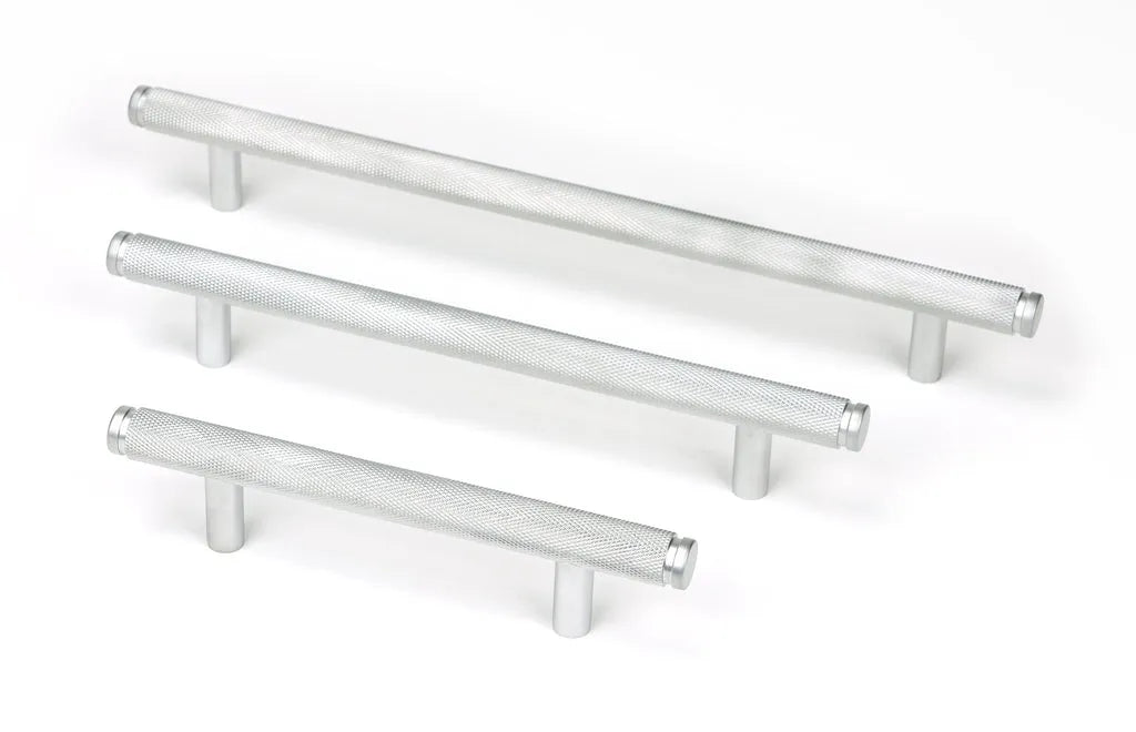 Satin Chrome Full Brompton Pull Handle - Small