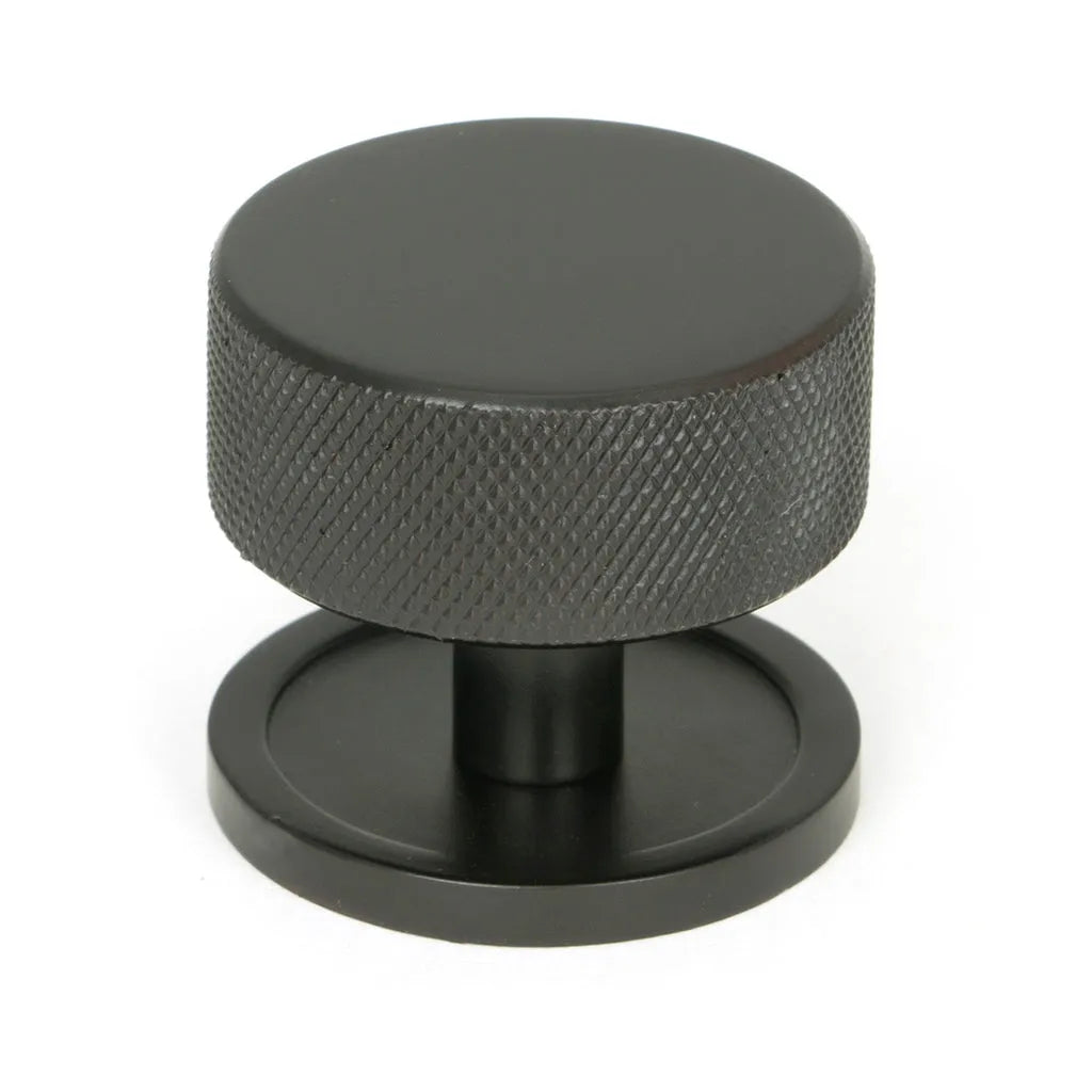 Aged Bronze Brompton Cabinet Knob - 38mm (Plain)
