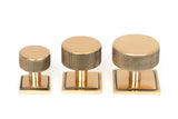 Polished Bronze Brompton Cabinet Knob - 38mm (Square)