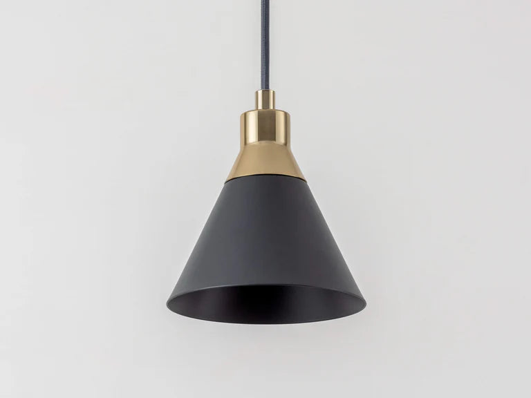 houseof. Cone Pendant Ceiling Light in Charcoal