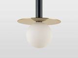 houseof. Plate Pendant Ceiling Light in Charcoal