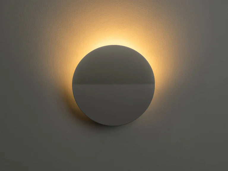 houseof. Round Diffused Wall Light in Sand