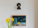 houseof. Cone Wall Light in Charcoal