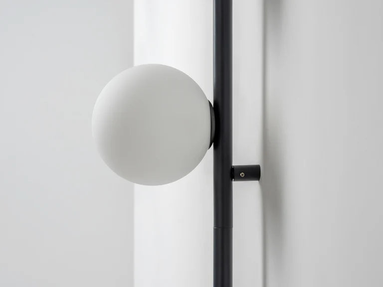 houseof. Bar Opal Ball Wall Light in Charcoal