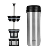 ESPRO P1 Travel Coffee Press - Brushed (12oz / 354ml)