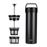 ESPRO P0 Ultralight Travel Coffee Press - Black (16oz / 473ml)