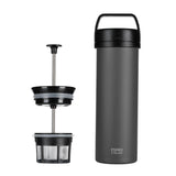 ESPRO P0 Ultralight Travel Coffee Press - Grey  (16oz / 473ml)