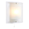 Lacona Versailles 1Lt Indoor Wall Light In Clear/Frosted Glass & Chrome Plate Finish - Lacona Home 