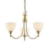 Lacona Stratford Alt Indoor Pendant Light In Antique Brass Plate & Opal Glass Finish - Lacona Home 