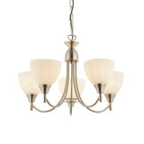 Lacona Stratford Alt Indoor Pendant Light In Satin Chrome Plate & Opal Glass Finish - Lacona Home 