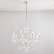 Lacona Regency 8Lt Indoor Pendant Light In Clear Acrylic & Chrome Plate Finish - Lacona Home 